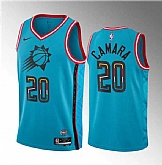 Men's Phoenix Suns #20 Toumani Camara Blue 2023 Draft City Edition Stitched Basketball Jersey Dzhi ,baseball caps,new era cap wholesale,wholesale hats